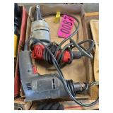 Box lot: Milwaukee corded grinder + SKIL 3/8'
