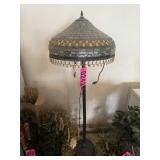 Tiffany-style stained glass floor lamp