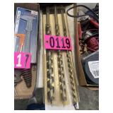 (3) Large drill bits