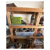 Shelf contents: Camo wear,