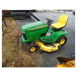 JD LX277 mower w/ 48' deck, 17HP Kawasaki V?twin,