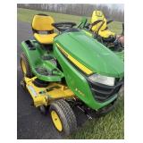 John Deere X390 rider w/ 48' deck, power lift &