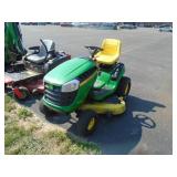 2010 JD LA105 mower w/ 42' deck, 19.5HP B&S