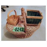 Assorted baskets