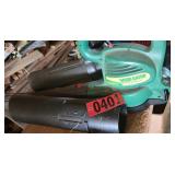 Weed Eater electric blower vac