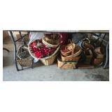 Large assortment of baskets
