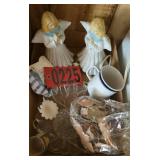 Angels and glass ware