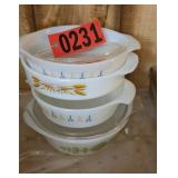 Assorted Fire-King bowls