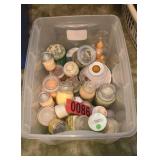 Tub of jar candles