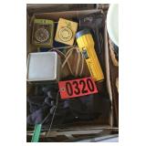 Work gloves, flashlight and timers