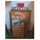Wood cutout calendar