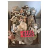 Candle holders and figurines