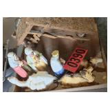 Ceramic nativity set