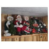 Christmas display dolls and figurines 16in