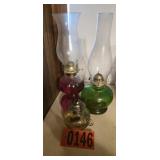 (3) Karosene lamps