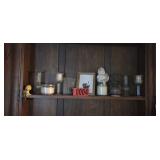 Shelf of collectibles