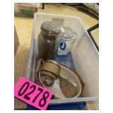 Counter Top Jars and Crock