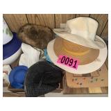 Ladies assorted hats