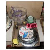 Stove parts and Glass Ice Bucket