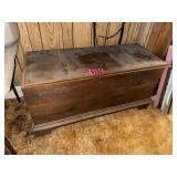 Lg  Early  wood Blanket Chest