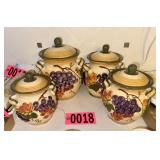 4Pc Cannister set