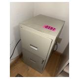 (2) Drawer file cabinet