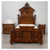 'The Lincoln Bed' 4pc Bedroom Suite; 1)Bed 8.5 ft