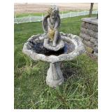 47' Cement cherub fountain/bird bath