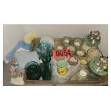 Fenton green G & C low fruit bowl w/PM int.