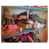 Contents of shelf - asst candles