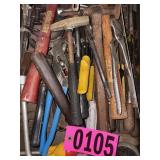 Contents of drawer - asst hand tools