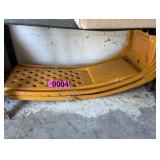 Pair of metal car ramps