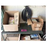 Shelf and contents - assorted books
