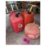 (3) gas cans