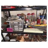 Contents of shelf - asst hardware