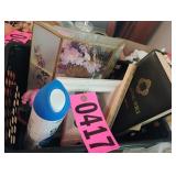 Picture frames, Bible, air freshener