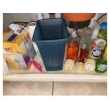 Contents of cabinet - asst cleaning supplies