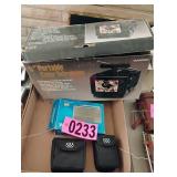 Flat of portable tv, radio