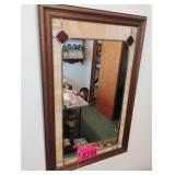 Stained glass mirror