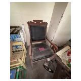 Wood rocking chair