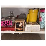 Contents of shelf - asst dishware