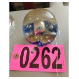 Glass paper weight