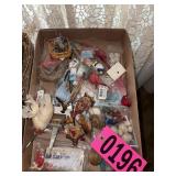 Flat of asst wood doll furniture