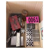 Box of asst precision measuring tools
