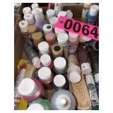 Flat of asst paints