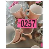 (7) Vintage Corelle mugs