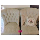 (2) chairs
