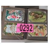 Vintage post card album