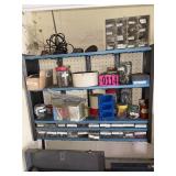 Metal shelf and asst hardware