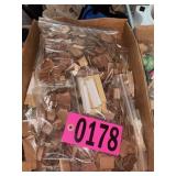 Flat of asst doll wood chips